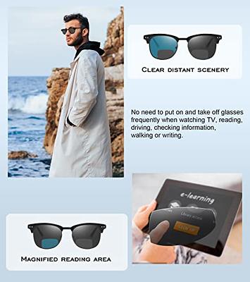 4 Pack Bifocal Reading Glasses Grey Lens Spring Hinge Outdoor Sunglasses  Fashion Bifocal Sun Readers for Men Women - Yahoo Shopping