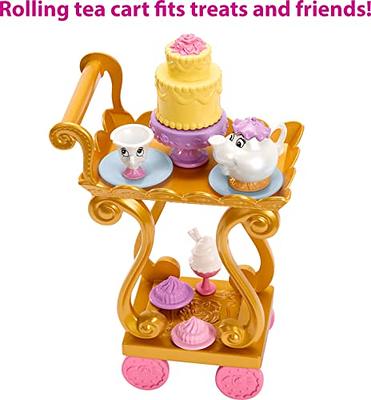 Disney Princess Belle Styling Head, Brown Hair, 10 Piece Pretend Play Set,  Beauty and the Beast, Officially Licensed Kids Toys for Ages 3 Up, Gifts