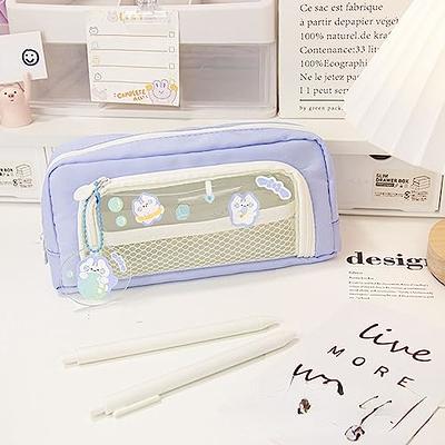 Kawaii Pencil Case Cute Pencil Case Aesthetic Cute Pencil Pouch Cute  Stationary Kawaii School Supplies for Teen Girls (Pink)… - Yahoo Shopping