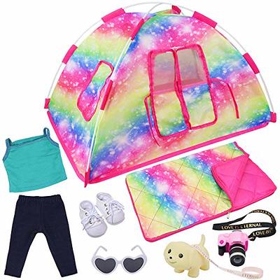 Badger Basket Camping Adventures Doll Tent Set with Accessories