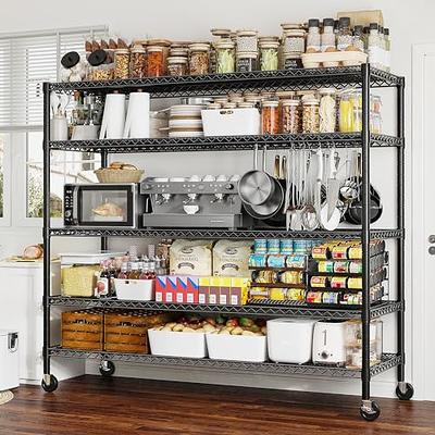 Kitchen Shelves Shelf Rack Stainless Steel Shelving and Organizer Units 4/5  Tier