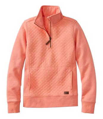 Women's Quilted Full-Zip Sweatshirt