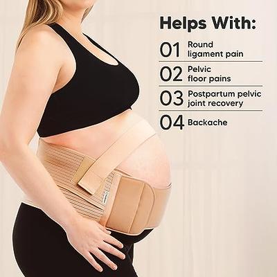 2-in-1 Pregnancy Belly Support Band - Belly Bands for Pregnant Women,  Maternity Belly Band, Pregnancy Belt, Belly Support for Pregnancy Must  Haves