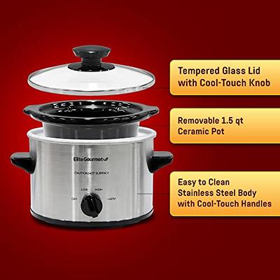 Elite Gourmet 1.5 quart Deep Fryer Stainless Steel - Yahoo Shopping