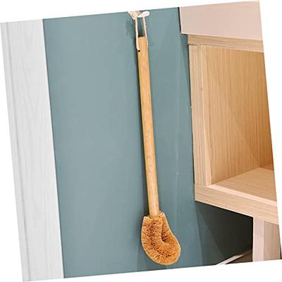 1pc Plastic Toilet Cleaning Brush, Modern Long Handle Wall Mounted