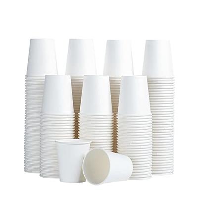  SIUQ 600 Pack 3 oz Paper Cups, Disposable Bathroom Cups, Small  Mouthwash Cups, White Paper Cups, Hot/Cold Beverage Drinking Cup for  Bathroom, Home, Party, Office, Picnic, Travel and Events : Health