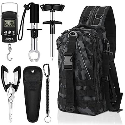 Ghosthorn Fishing Backpack Tackle Sling Bag Fishing Backpack with Rod  Holder Tackle Box Bag Fish 