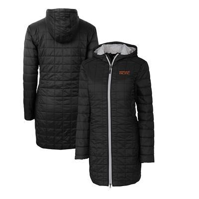 Chicago Bears Cutter & Buck Helmet Rainier PrimaLoft Eco Insulated Quilted  Button-Up Shacket - Navy