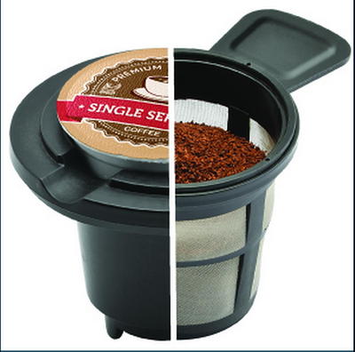 Mainstays Single Serve Coffee Maker, 1 cup Capsule or Ground