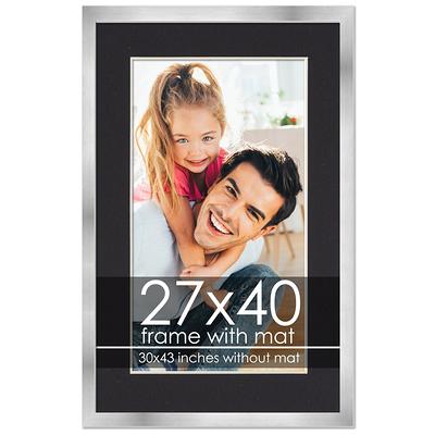 10x12 Mat for 8x10 Photo - Precut White with Black Core Picture Matboard  for Frames Measuring 10 x 12 Inches - Bevel Cut Matte to Display Art