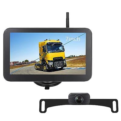  Yuwei Digital Wireless Backup Camera System Kit, AHD1080P,  Wireless Rear View Camera and 7'' LCD Wireless Reversing Monitor for  Trailer, RV, Bus, Trucks, Horse-Trailer, School Bus, Farm Machine,etc :  Electronics