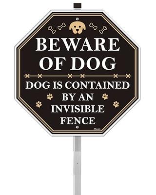 Open Road Brands Warning Dog Embossed Metal Sign - Yahoo Shopping