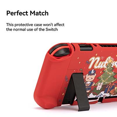 GeekShare Christmas Switch OLED Case, Hard PC Protective Case for Nintendo  Switch OLED and Joy Con 