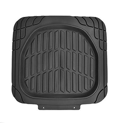 Motor Trend FlexTough Contour Liners - Deep Dish Heavy Duty Rubber Floor Mats - Black