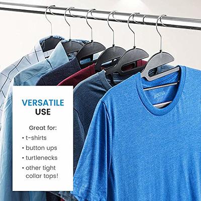 Plastic Clothes Hangers, Non-slip Clothes Rack, Heavy Duty Coat