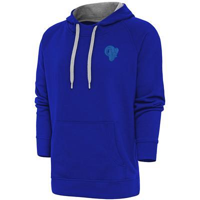 Los Angeles Dodgers Antigua Victory Pullover Hoodie - Heathered Gray