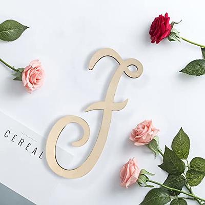 Wooden Monogram Letters for Wall Decor 12 Inch Cursive Wooden Letters  Unfinished Large Wood Letter C Focal20 Craft Alphabet Wall Hanging for  Wreath Nursery Baby Shower Home Decoration - Yahoo Shopping