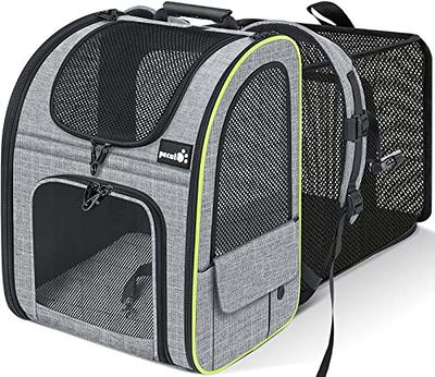 Lekebobor Large Cat Backpack Carrier Expandable Pet Carrier