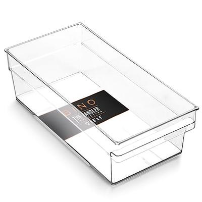 BINO, Plastic Organizer Bins, X-Large - 4 Pack, The SOHO Collection, Multi-Use Organizer Bins