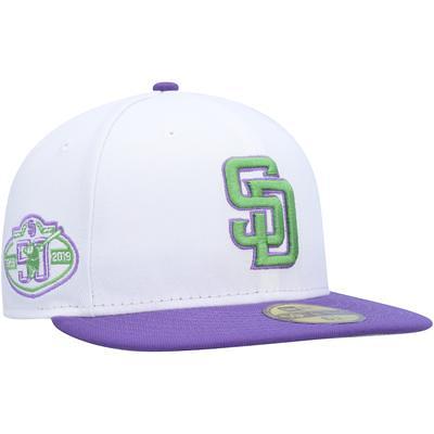 Men's New Era White San Diego Padres 50th Anniversary Side Patch