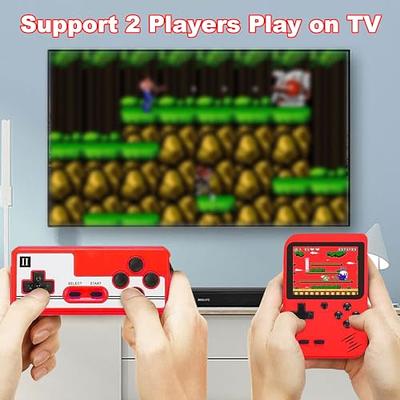 SUP 2 Players Classic Video Game Box 400 in 1 - 8Bit Retro Inbuilt Games  Handheld Game Console AV Out Mini Retro Game Support Two Players Gamepad