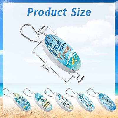 Floating Foam Keychain Fishing Boat Buoy Key Float Key Ring Holder