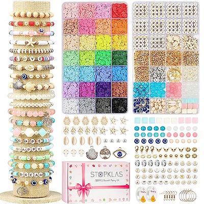 3009PCS Evil Eye Beads for Jewelry Making Evil Eye Bracelet Kit