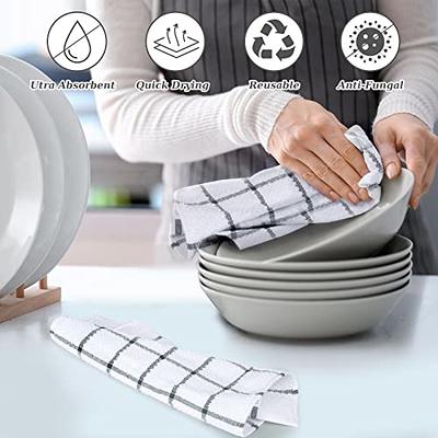 Kitchen Towels Set - Includes: Dish Cloths, Pot Holders, and Oven