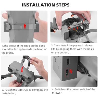  BRDRC Mini 3 Pro Drop Release, Payload Airdrop System