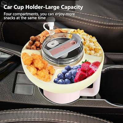 Snack Tray for Stanley 40 oz Tumbler with Handle, Snack Bowl With Straw  Hole for Stanley Tumbler, Stanley Cup Snack Bowl Holder Suitable for Car  Cup