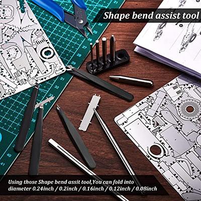 10pcs Tab Edge Bending Assist Beginner Practical Jigsaw DIY Metal Model  Tool Kit