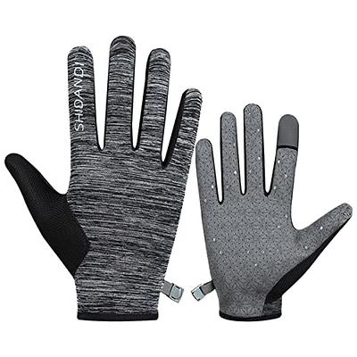 liuyffan Ice Silk Sunscreen Gloves Men's and Women's Outdoor Thin