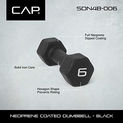 Cap barbell 3 2025 lb neoprene dumbbell