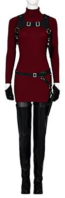 Resident Evil Ada Wong Cosplay Custome Full Set Strap Shoes Women Halloween  Set