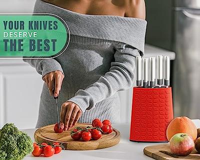 HANZIUP Knife Block Replacement Rods, Plastic Bristles for Knife Stand Holder, Dishwasher Safe, Removable, Universal