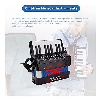 Kids Accordion Toy 10 Keys 8 Bass Accordions Musical Instrument