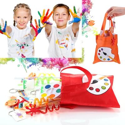Zhanmai Paint Party Favors Kids Toddler Art Party Painting Canvas  Watercolor Paints Art Painting Straws Keychain Temporary Tattoo Tote Bags  Set for Kids Birthday Party Gift Supplies (84) - Yahoo Shopping