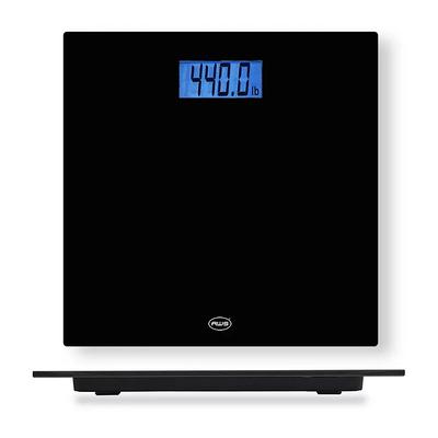 Health O Meter Antimicrobial Dial Bathroom Scale, Black