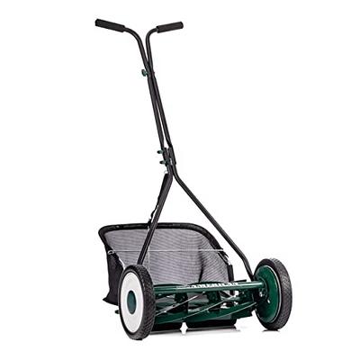 1304-14GC 14 Inches 5-Blade Push Reel Lawn Mower with Grass Catcher - Mint  Color