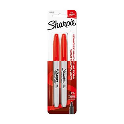 Sharpie Permanent Markers, Fine Point, Assorted Colors, 12 Count
