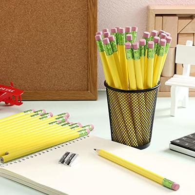 48 Pieces Jumbo Pencils and 3 Pieces Sharpeners Big Pencil Fat