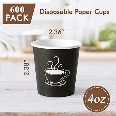 LITOPAK 500 Pack 4 oz Paper Cups, Disposable Coffee Cups, White Espresso  Cups, Hot/Cold Beverage Drinking Cups for Party, Picnic, and Travel. -  Yahoo Shopping