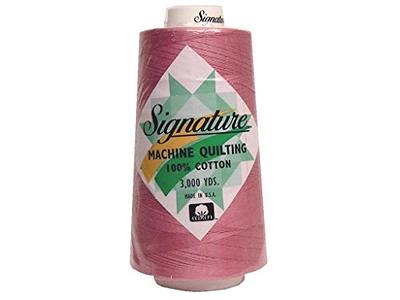  Signature Thread Signature Ctn 3000yd 100% Cotton Quilt Thread  3000 White