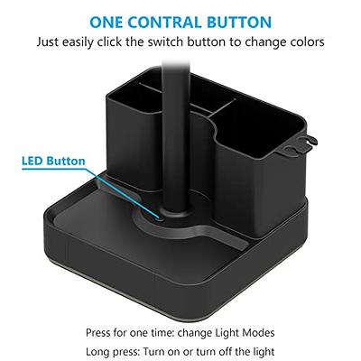 KDD RGB Headset Stand with 9 Light Modes - Controller Holder for Desk -  Rotatable Headphone Stand & Detachable Controller Hook for PC Earphone