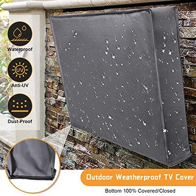 Outdoor TV Cover 39 to 40 Inch Weatherproof, Waterproof Outside TV Covers Heavy  Duty 600D Oxford