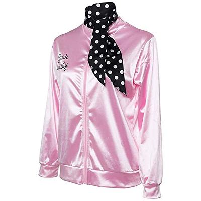 Grease Halloween Costume Pink Ladies 1950s Jacket Adult Halloween