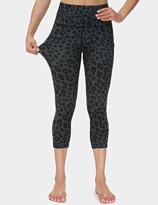 ZUTY Capri Leggings for Women with Pockets Athletic Spandex Leggings Yoga  Capri Black Leopard M - Yahoo Shopping
