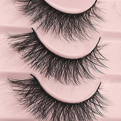 Lashes Natural Look False Eyelashes Wispy Cluster Lashes Manga Eyelash  Extensions Strip Clear Band Lashes Cat Eye Korean Short Anime Fake Lashes  Pack by Kiromiro - Yahoo Shopping