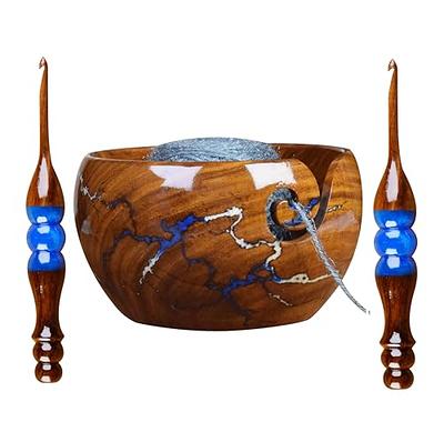 Handcrafted Yarn Bowl Rosewood Yarn Knitting Bowl for Crocheting Large Yarn  Bowl for Winder Yarn Bowl Perfect Gift for Knitter Lover 