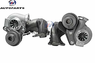 Upgraded V3 TD04-19T Billet Twin Turbocharger+2